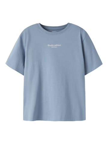 T-Shirt NKMBRODY S/S NREG TOP in ashley blue