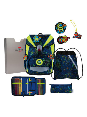 ErgoFlex Schulranzen-Set 5-teilig Neon Crazy