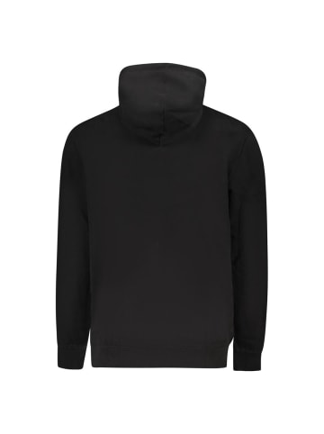 Schwarz Baumwolle Herren Sweatshirt