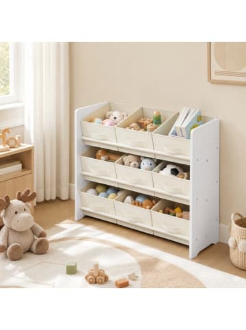 Kinderregal Teza in Weiß - (B)62.5 x (H)60 x (T)29.5 cm