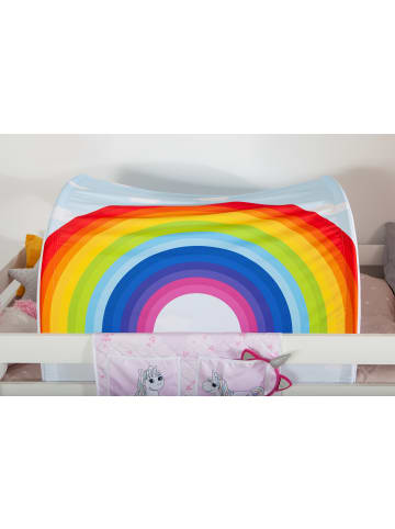 TICAA Tunnel "Einhorn Rainbow" für Hoch- und Etagenbetten in Rosa
