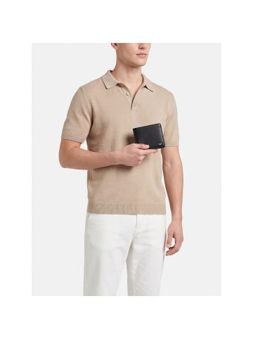 Polo Geldbörse RFID Schutz Leder 10.5 cm schwarz