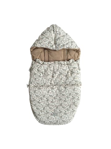 Babyschalenfußsack Small Jersey Hooded forrest cream