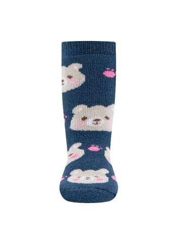 2er-Set Stoppersocken ABS 2er Pack Bär in blau