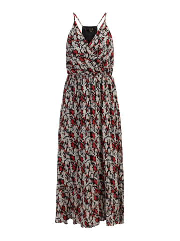 Damen Maxikleid in Rot Mehrfarbig