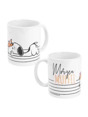 The Peanuts Tasse Snoopy - Morgen Muffel  320 ml in weiß