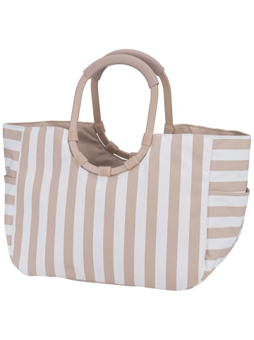 Einkaufstasche Loopshopper L in Summerstripes Coffee