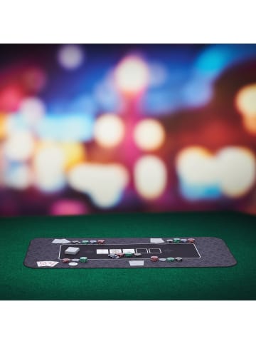 Pokermatte in Schwarz - (B)100 x (T)60 cm