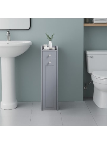 Badkommode Siren in Grau - (B)18 x (H)70 x (T)40 cm
