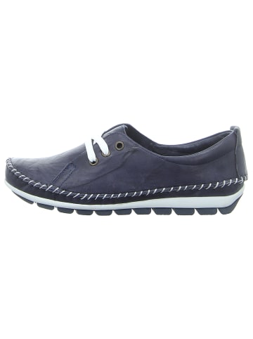 Schnürschuh in blau