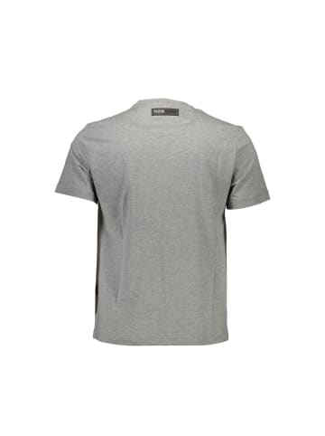Grau Baumwolle Herren T-Shirt