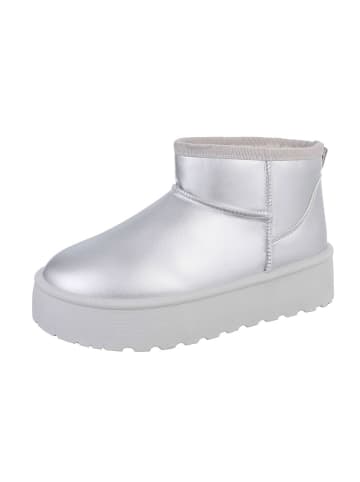 Stiefelette in Silber