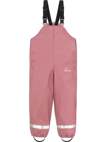 Kinder Regenhose mit Hosenträgern Skjolden in Rosa