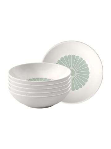6er Set Dessertschalen Fleur Couleur in Vert ø 13,2 cm