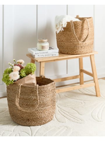 2er-Set Wäschekorb KAELLA in Beige