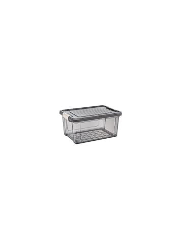 Lagerbox Aufbewahrungsbox mit Verschluss-Deckel Serie in Grau