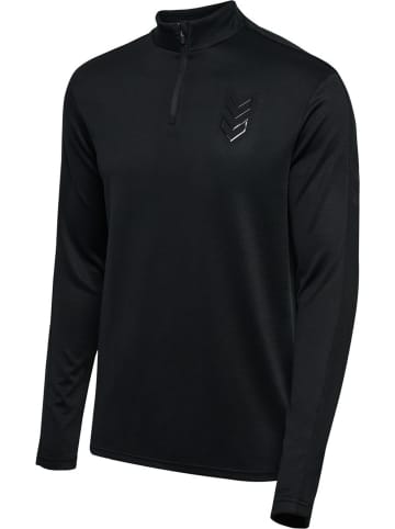 Trainingsjacke "Hmlactive Pl Half Zip" in Schwarz
