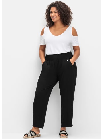 Schlupfhose in schwarz