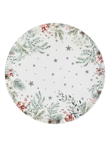 Unterteller mit Weihnachtsmotiv in Mehrfarben, Ø 33 cm