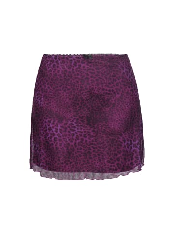 Women Skirt in purple black