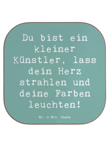Tischuntersetzer Spruch Die Freude an der Kreat... in Meeresbrise