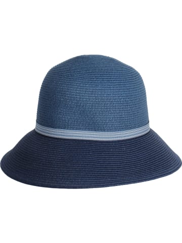 Strohhut in blau