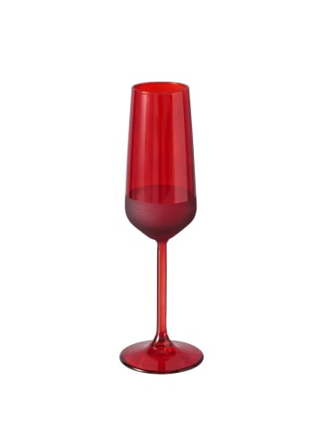 Sektglas Moluna in rot
