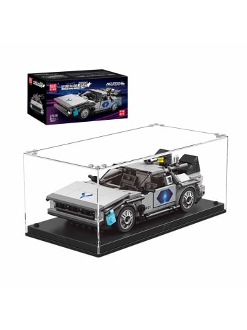Mould King 27019 Delorean-12 Car + Showcase