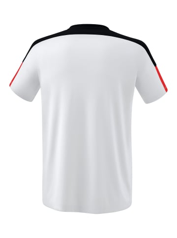Kinder Change By Erima T-Shirt in weiß/schwarz/rot