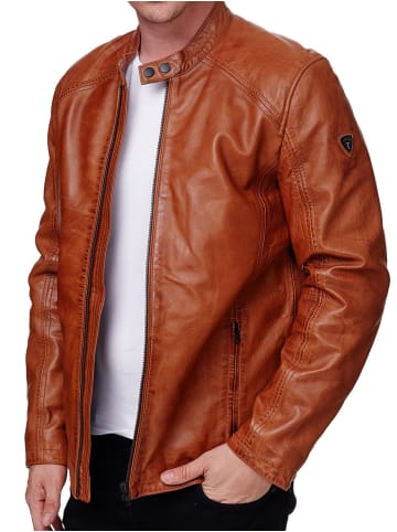 Lederjacke "19707" - in Cognac