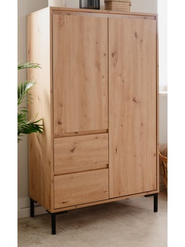 Highboard Eiche Artisan 81 cm, Anrichte mit 6 Fächern