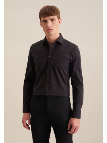 Business Hemd Slim in Schwarz