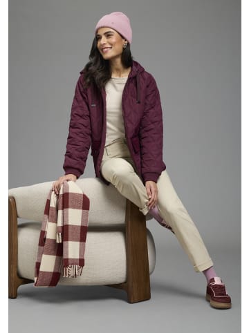 Steppjacke in bordeaux