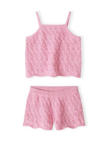 2-tlg Top & Shorts 30SET101 in pink