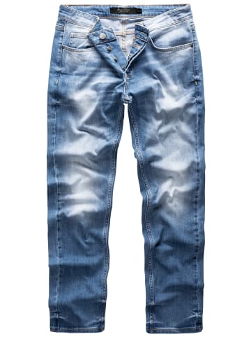 Regular Fit Destroyed Jeans KANSAS in Hellblau
