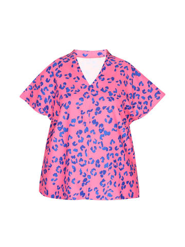 Damen Plus Size Blouse in Rose