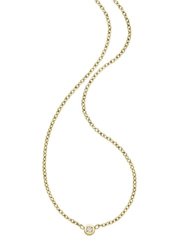 Damen-Kette Titan mit Diamant Goldfarben