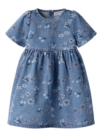 Kleid in Medium Blue Denim1