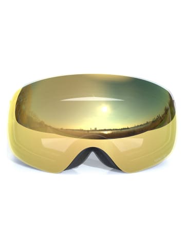 Skibrille Morgins Topaz III in 1001C Black / Champagne