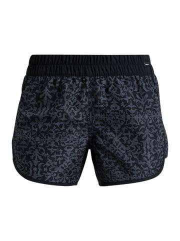 Badeshorts in schwarz-grau