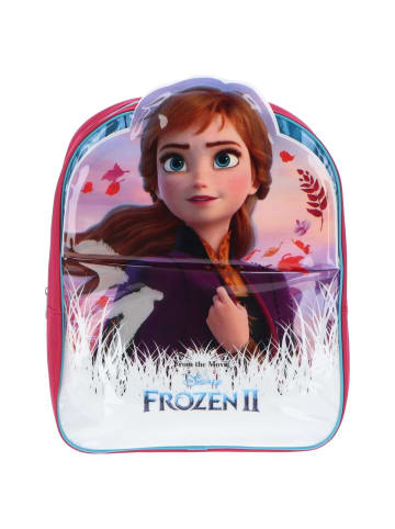 Disney Frozen Dreifach-Panel-Rucksack Schultasche mit drei Fächern in rot