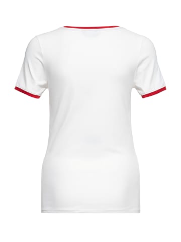 Queen Kerosin T-Shirt Rome for Lovers in weiß