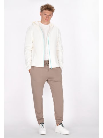 Herren Jacke in Weiss Türkis