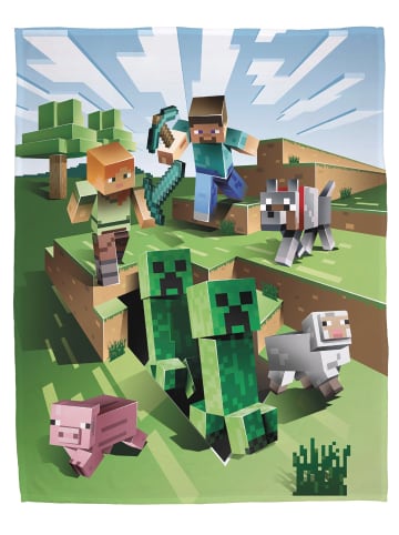 Decke / Fleecedecke "Minecraft" in Bunt