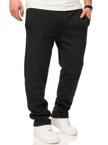 Jogginghose - im Straight-Fit als Lange Sweatpants Trainingshose in Dunkelgrau