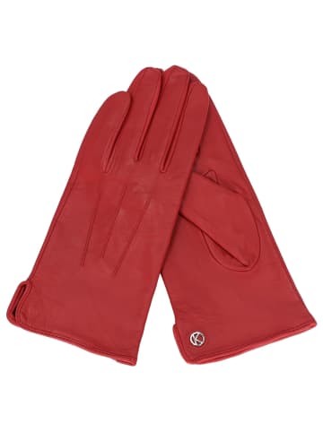 Carla Handschuhe Leder crimson