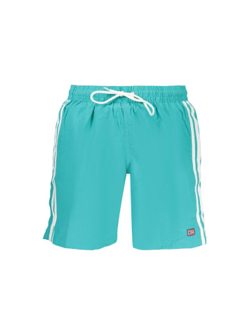 Blau Polyamid Herren Badebekleidung