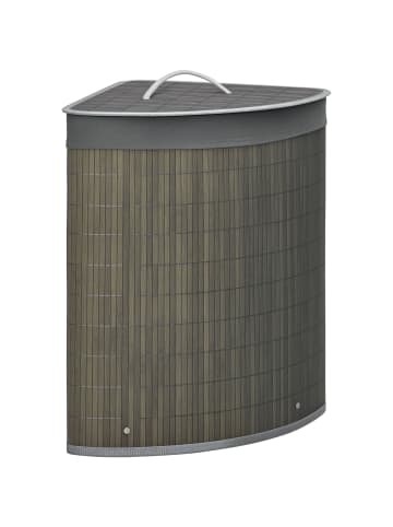 Wäschekorb in Grau 38L x 38B x 57H cm