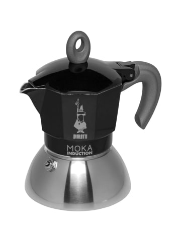 Kaffeemaschine Moka Induction in Silber