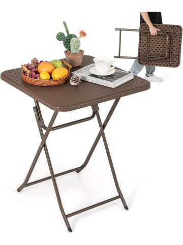 Gartentisch 60x60x72cm in Braun